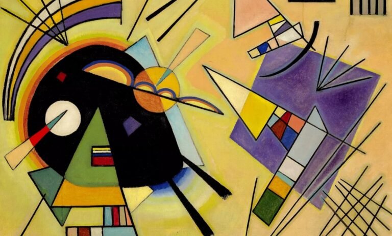 Black And Violet Wassily Kandinsky Odyssey And Geometry