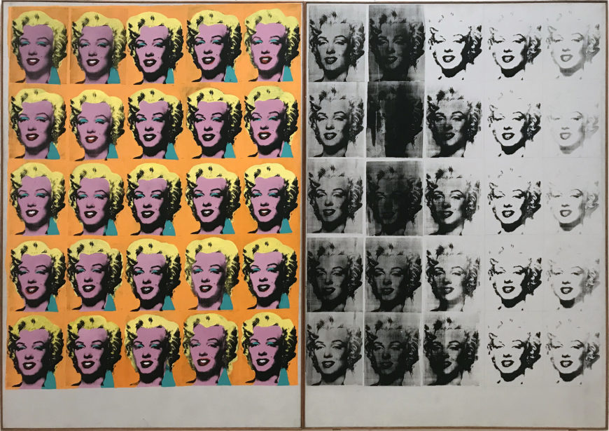 Descripción de Marilyn Diptych 1962 Andy Warhol Marilyn Diptych 1962 Pop Art