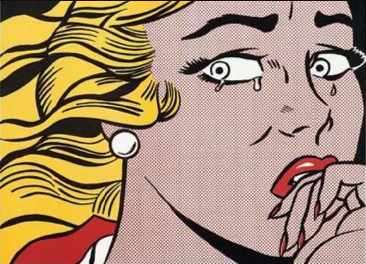 Crying Girl 1963, Roy Lichtenstein Crying Girl Analysis