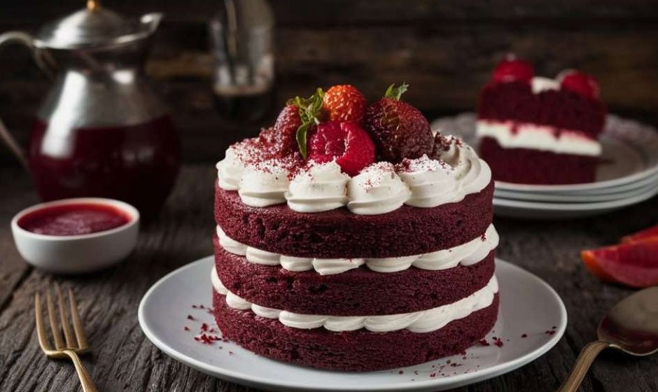 Red Velvet Wedding Cake